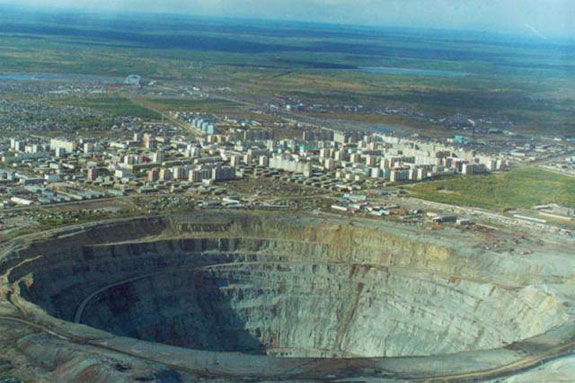 Mirny russia diamond mine