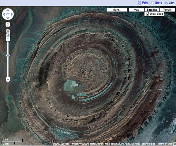 richat structure 1 7 Amazing Circular Geological Oddities