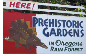 5 Fabulously Odd Oregon Roadside Attractions: Prehistoric Gardens, Port Orford