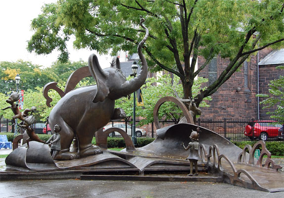 seuss sculpture garden One Fish, Two Fish, <br>Places That Look Dr. Seuss ish
