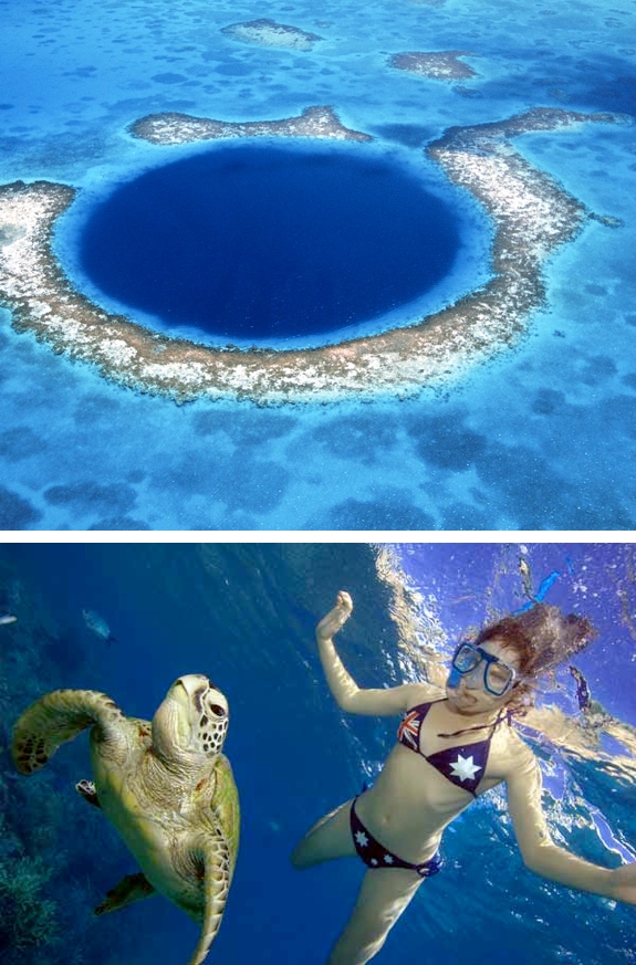 belize snorkle dive travel 7 Amazing Circular Geological Oddities