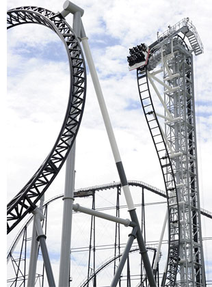 takabisha coaster japan s The Worlds Steepest Roller Coaster