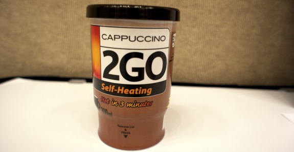 2go self heating drink can 1 2GO Self Heating Drink Can