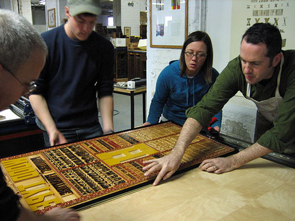 wood type workshop Museums for Orphaned Letters