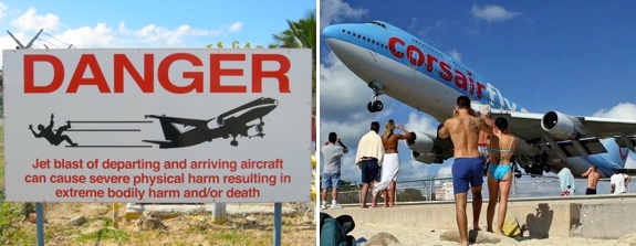 maho st maarten airport beach 1 Plane Spotting, Caribbean Style