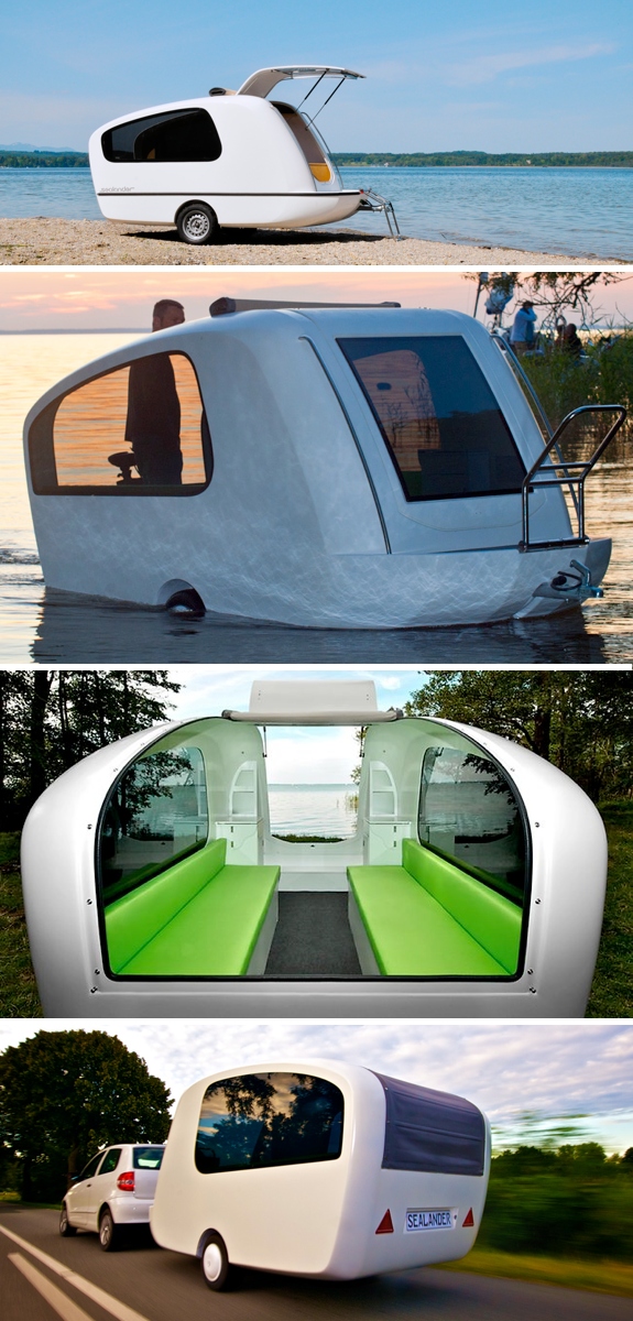 sealander amphibious trailer 2 5 Cool Camping Trailers