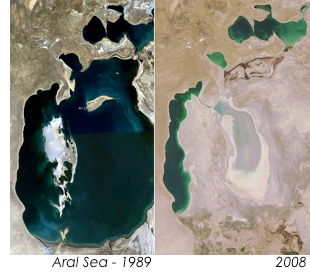 aral sea change travel Infographic: 10 Places To See Before Theyre Gone